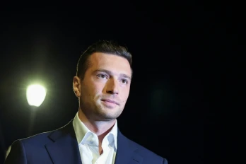 Le président du RN Jordan Bardella à La Seyne-sur-Mer, dans le Var, le 27 septembre 2026
