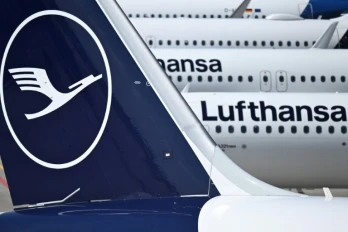 Des avions de la compagnie aérienne allemande Lufthansa sur le tarmac de l'aéroport de Francfort, le 15 avril 2026