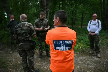 Des gendarmes et chasseurs participent aux recherches de la collégienne Lyhanna disparue depuis le 29 mai, le 3 juin 2026 près de Goutz, dans le Gers
