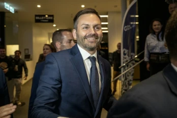 Le nouveau dirigeant indépendantiste du Québec Paul St-Pierre Plamondon à Montréal le 5 octobre 2026
