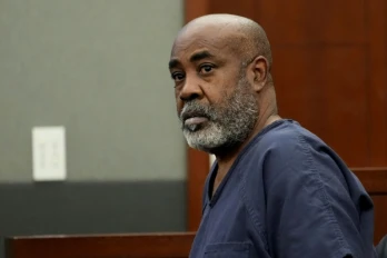 Duane "Keefe D" Davis comparaît devant un tribunal de Las Vegas, dans l'ouest des Etats-Unis, le 19 octobre 2023