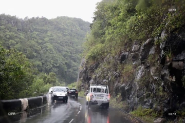 Route de la Montagne pluie 