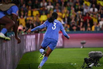  Wendie Renard face au Brésil le 29 juillet 2023 Crédit : FRANCK FIFE / AFP