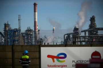 La raffinerie TotalEnegies de Donges, en Loire-Atlantique, le 20 janvier 2023