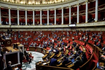 L'Assemblée nationale, le 16 décembre 2024 ( AFP / GEOFFROY VAN DER HASSELT )