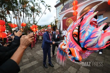 célébration du nouvel an chinois 2024 à la villa du département