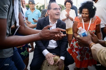 saint-pierre visite terre sainte jean castex campagne présidentielle 2022 emmanuel macron