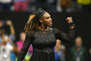 L'Americaine Serena Williams après sa victoire au 2e tour de l'US Open face à la N.2 mondiale Anett Kontaveit, le 31 août 2022