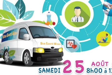Affiche bus santé mouv 