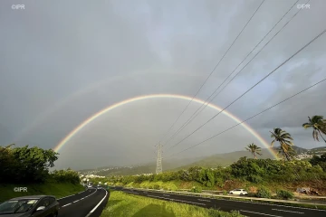 arc en ciel paysages pluie ouest météo réunion