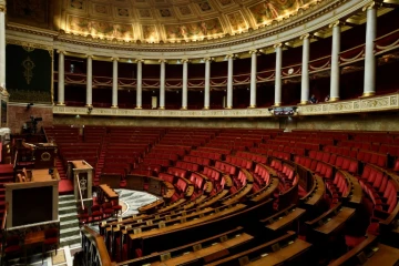 L'hémicycle de l'Assemblée nationale à Paris le 15 septembre 2015