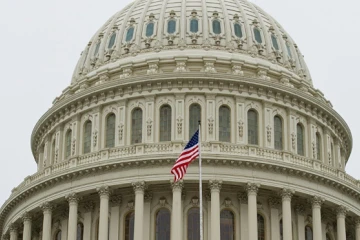Le dôme du Capitole à Washington le 19 mars 2014. Dans le sillage du tour de force de Donald Trump, les républicains conservent le contrôle du Congrès, verrou stratégique 