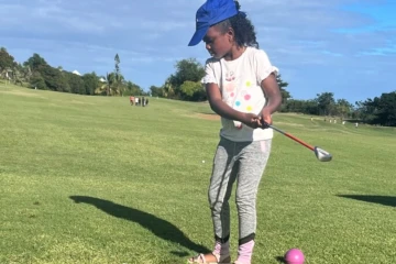 Des sessions de golf pour les marmay de Bellemène et de Bras canot ce matin 