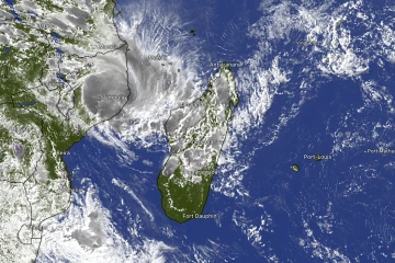 La forte tempête tropicale se renforce, menaçant le Mozambique et le sud des côtes malgache