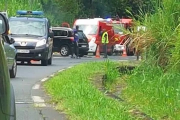 Accident à St benoit 