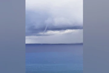 Un trombe marine aperçue au large de Cap Lahoussaye
