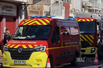 Incendie à Saint-Pierre : une bougie laissée allumée, quatre personne évacuées