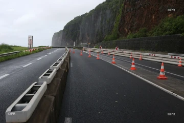 Eboulis route du littoral 