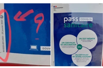 Affiches du pass sanitaire datant de janvier 2020 : attention aux fake news