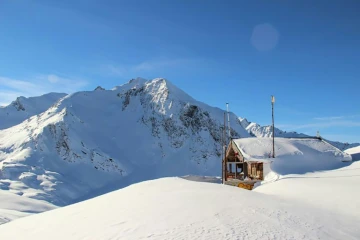 Photo non datée du site de l'avalanche qui a tué cinq légionnaires près de Valfréjus le 18 janvier 2016