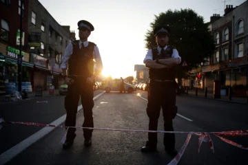 Après l'attaque contre des musulmans à proximité de la mosquée de Finsbury Park à Londres le 19 juin 2017