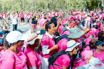 Région Réunion : 20.000 participant.e.s à la clôture de l'octobre rose de l'Odyssea