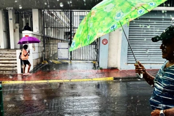 Pluie à Saint-Denis