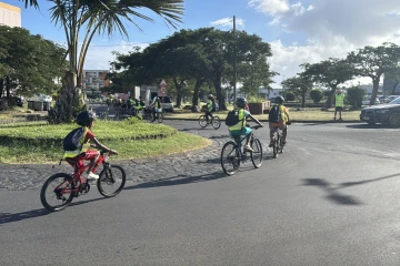 Un "P’tit tour à vélo" tournée vers les mobilités actives et l’éducation à la sécurité routière à La Réunion