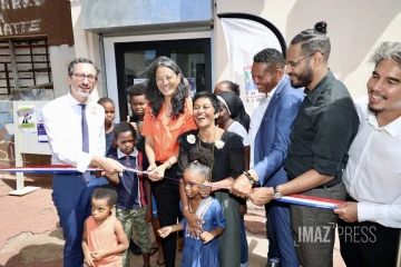 Redressement quartier de la Chaumière dans le cadre du plan de sauvegarde et inauguration de la maison de projets