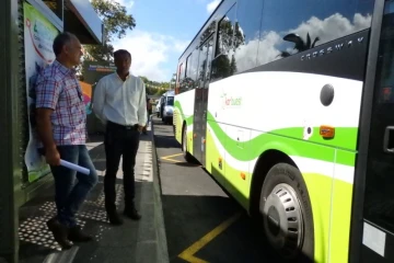 Le Pôle d\'échanges de Saint-Gilles-les-Hauts inauguré
