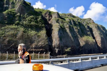 éboulis route du littoral fermée 24 février 2022 éboulis