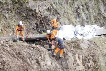 Intervention en bord de falaise