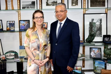 Rencontre entre Aurore Bergé et Cyrille Melchior 