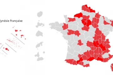 Les Outre-mer (encore) à l'envers sur les cartes du gouvernement 