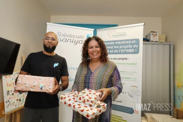 distribution de cadeaux au CHOR et EPSMR 