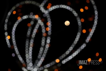 Décoration de noel avec la lune 