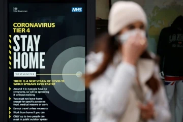Rappel des règles sanitaires à Londres, le 23 décembre 2020