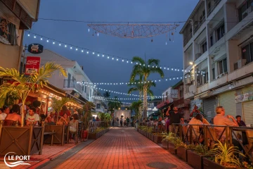 Le Port : la ville se prépare pour le festival musical 