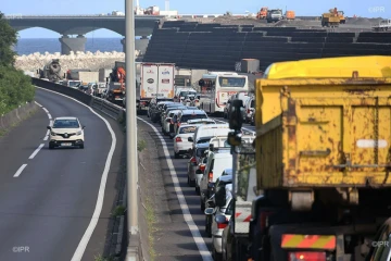 embouteillages route du littoral 17 mars 2021