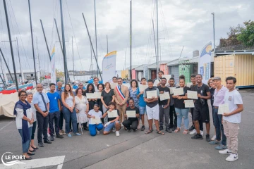 Le Port : remise de diplôme du Brevet d’initiation à la Mer 