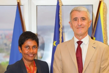 Saint-Denis : Ericka Bareigts rencontre le nouveau préfet