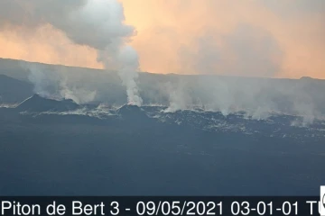 Saint-Joseph : pic de pollution lié à l'éruption du Piton de la Fournaise 