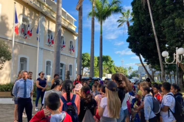 Visite de Saint-Paul par les CM1 et CM2 de l’école Sainte-Bernadette à Bellemène
