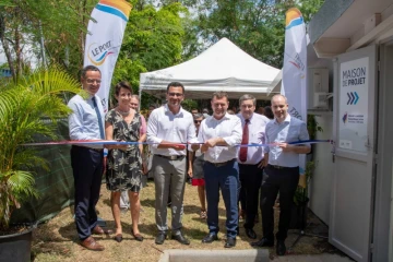 Inauguration de la maison de projet Nouvo Lorizon