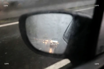 pluie route du littoral 