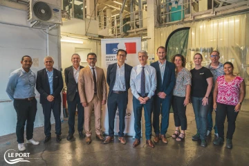 Le préfet, Patrice Latron en visite au Port
