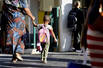 Rentrée scolaire 2018 école élémentaire Eugène Dayot Rivière des Galets, au Port