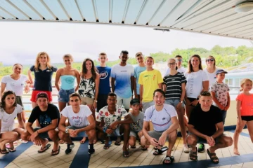 L'équipe de France de triathlon s'entraîne à Saint-Paul