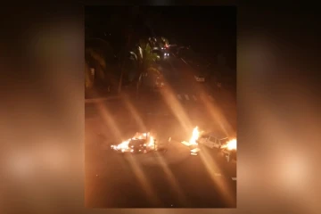 Feux de poubelles aux Camélias 10 janvier 2020