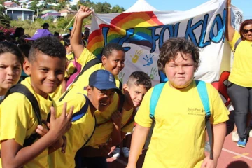 Journée intercentres de loisirs, à Plateau Caillou 